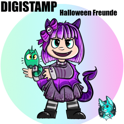 Digistamp Halloween Friends [Digital]